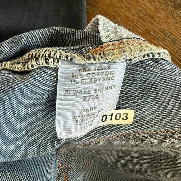 GAP Women’s Always Skinny Jeans with Classic Indigo Wash Size 27/4 - Picture 11 of 11